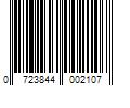 Barcode Image for UPC code 0723844002107