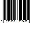 Barcode Image for UPC code 0723905320492