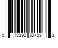 Barcode Image for UPC code 072392324033