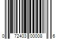 Barcode Image for UPC code 072403000086