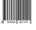 Barcode Image for UPC code 0724044401141