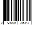 Barcode Image for UPC code 0724089005342