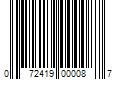 Barcode Image for UPC code 072419000087