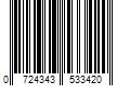 Barcode Image for UPC code 0724343533420