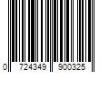 Barcode Image for UPC code 0724349900325