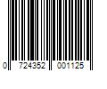 Barcode Image for UPC code 0724352001125