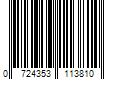 Barcode Image for UPC code 0724353113810