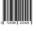 Barcode Image for UPC code 0724356200425