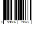 Barcode Image for UPC code 0724356924925