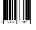 Barcode Image for UPC code 0724358183429