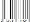 Barcode Image for UPC code 0724381111925