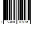 Barcode Image for UPC code 0724404009031