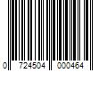 Barcode Image for UPC code 0724504000464