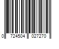 Barcode Image for UPC code 0724504027270. Product Name: Krylon Fusion All-In-One Gloss White Spray Paint and Primer In One (NET WT. 12-oz) | K02727007