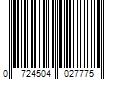 Barcode Image for UPC code 0724504027775