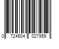 Barcode Image for UPC code 0724504027959