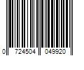 Barcode Image for UPC code 0724504049920