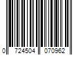 Barcode Image for UPC code 0724504070962