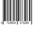 Barcode Image for UPC code 0724504073260