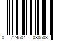 Barcode Image for UPC code 0724504080503