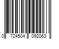 Barcode Image for UPC code 0724504092063