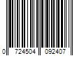 Barcode Image for UPC code 0724504092407