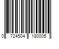 Barcode Image for UPC code 0724504180005