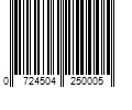 Barcode Image for UPC code 0724504250005