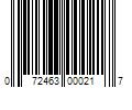 Barcode Image for UPC code 072463000217