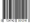 Barcode Image for UPC code 0724742001216