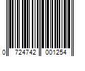 Barcode Image for UPC code 0724742001254