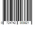 Barcode Image for UPC code 0724742003821