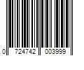 Barcode Image for UPC code 0724742003999