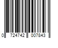 Barcode Image for UPC code 0724742007843