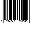 Barcode Image for UPC code 0724742009540