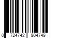 Barcode Image for UPC code 0724742804749