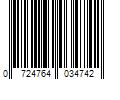 Barcode Image for UPC code 0724764034742