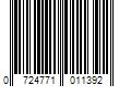 Barcode Image for UPC code 0724771011392