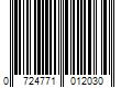 Barcode Image for UPC code 0724771012030