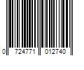 Barcode Image for UPC code 0724771012740. Product Name: Woodland Scenics C1274 Fine Talus Bag Brown/21.7 cu in