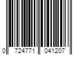 Barcode Image for UPC code 0724771041207