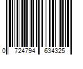 Barcode Image for UPC code 0724794634325