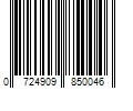 Barcode Image for UPC code 0724909850046