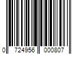 Barcode Image for UPC code 0724956000807