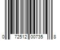 Barcode Image for UPC code 072512007358