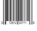 Barcode Image for UPC code 072512007716