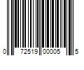 Barcode Image for UPC code 072519000055