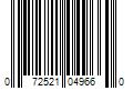 Barcode Image for UPC code 072521049660