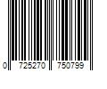 Barcode Image for UPC code 0725270750799