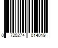 Barcode Image for UPC code 0725274014019